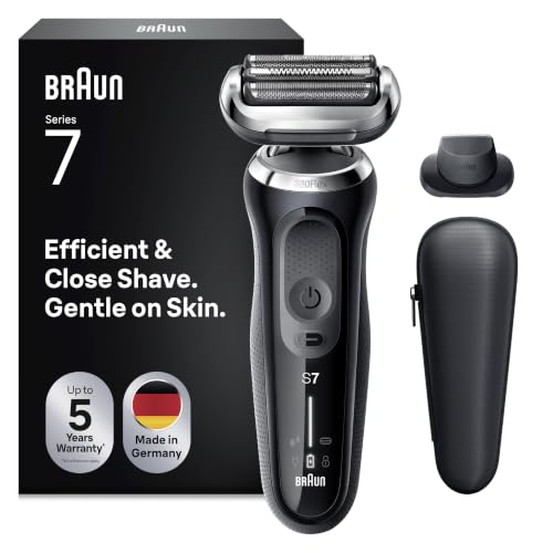 Braun Series 7 Electric Shaver for Men with Precision Trimmer, Wet